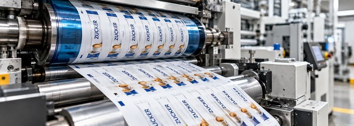 Flexodruck von Zuckerstick-Verpackungsfolien